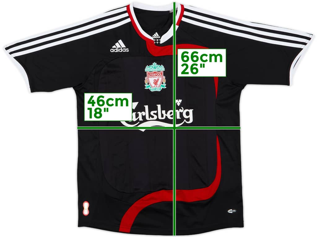 2007-08 Liverpool Third Shirt - 9/10 - (XL.Boys)