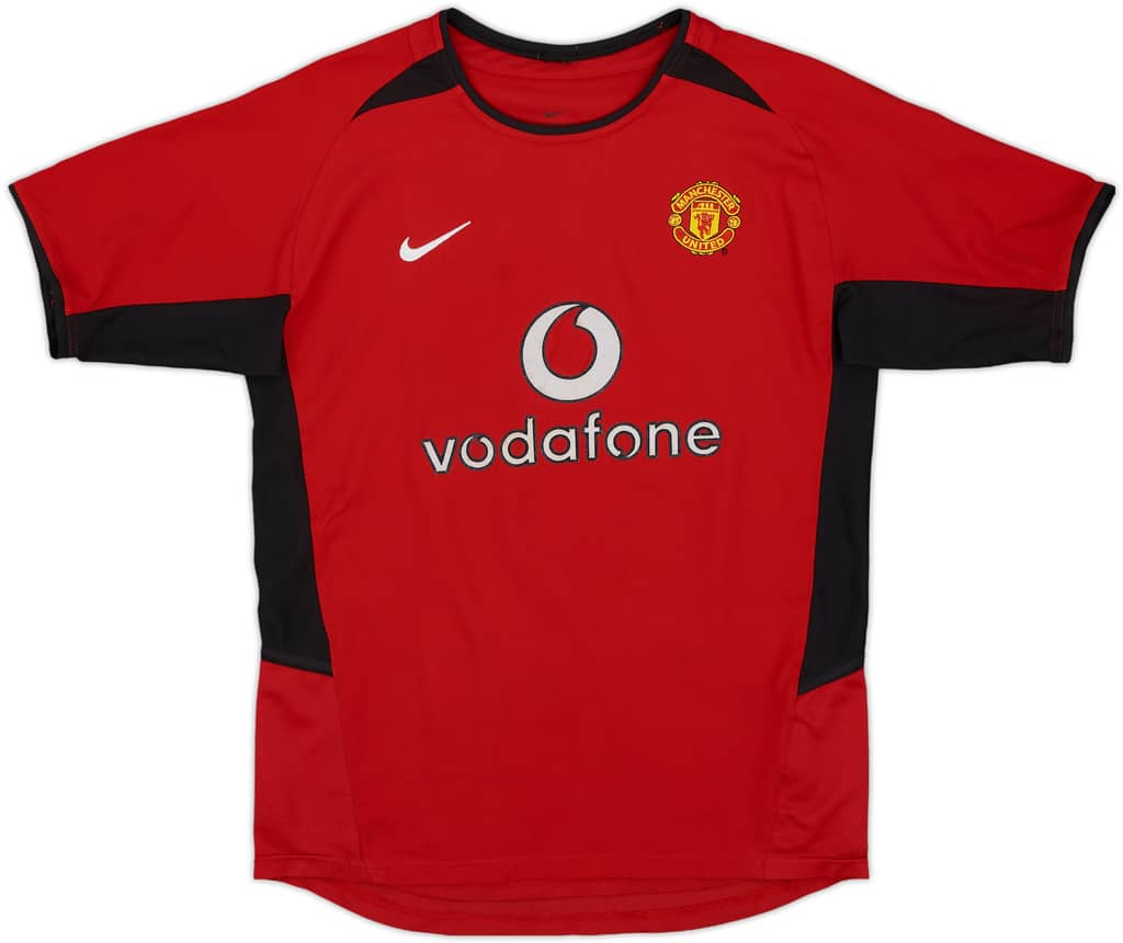 2002-04 Manchester United Home Shirt - 8/10 - (M.Boys)