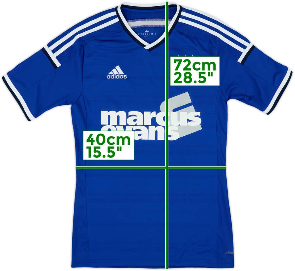 2014-15 Ipswich Home Shirt - 9/10 - (S)