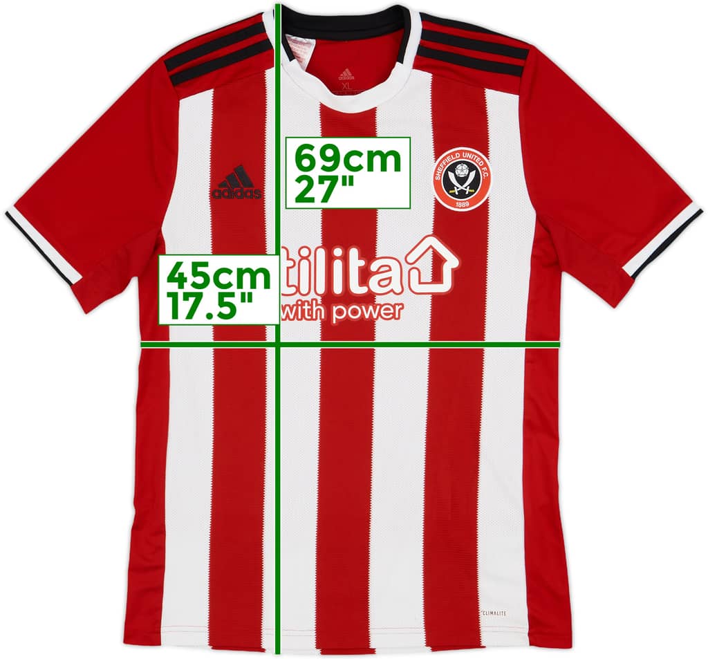 2019-20 Sheffield United Home Shirt - 9/10 - (XL.Boys)