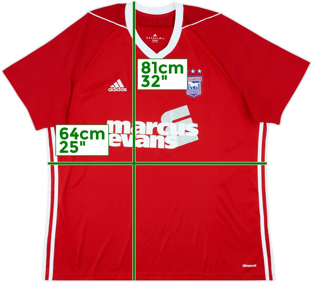2017-18 Ipswich Away Shirt - 9/10 - (XXL)