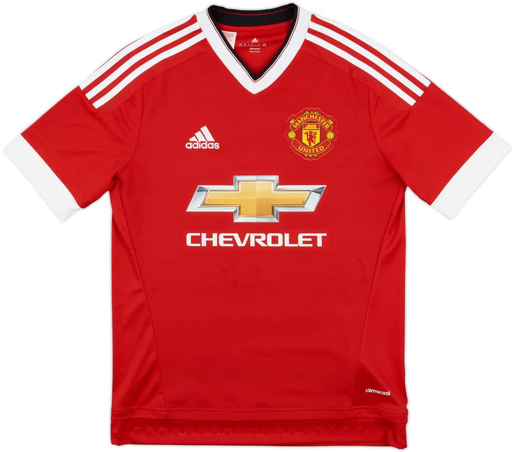2015-16 Manchester United Home Shirt - 8/10 - (XL.Boys)
