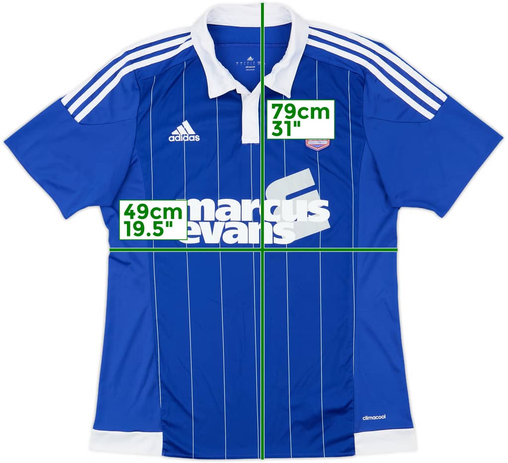2015-16 Ipswich Home Shirt - 9/10 - (L)