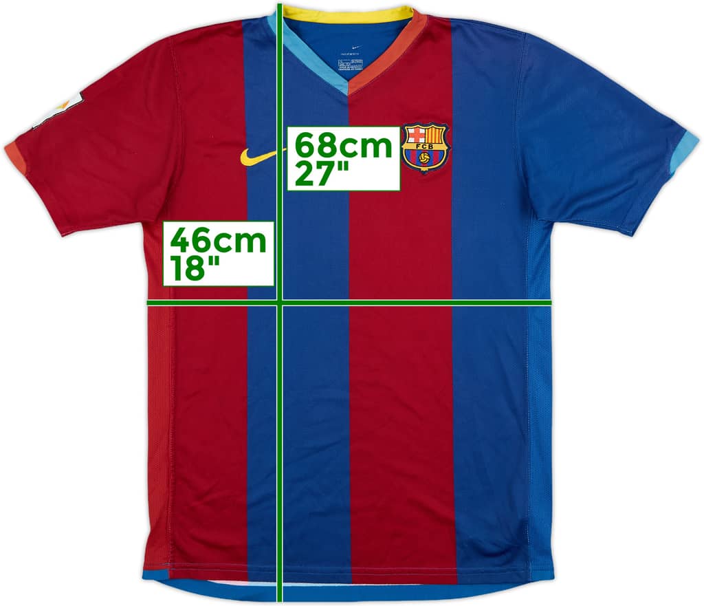 2006-07 Barcelona Home Shirt - 6/10 - (XL.Boys)