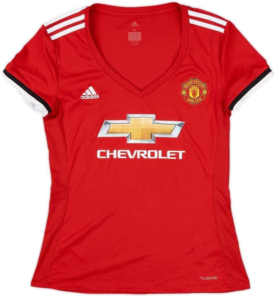 2017-18 Manchester United Home Shirt - 8/10 - (Women's M)