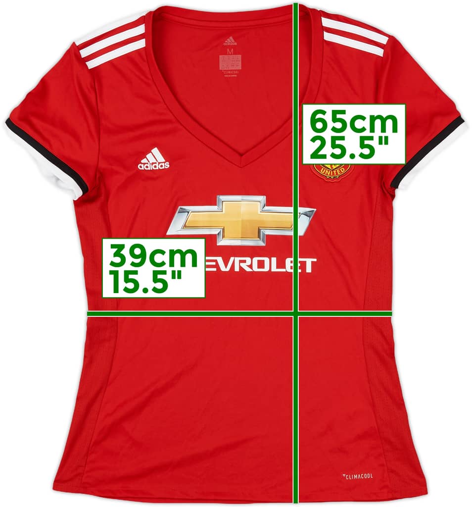 2017-18 Manchester United Home Shirt - 8/10 - (Women's M)