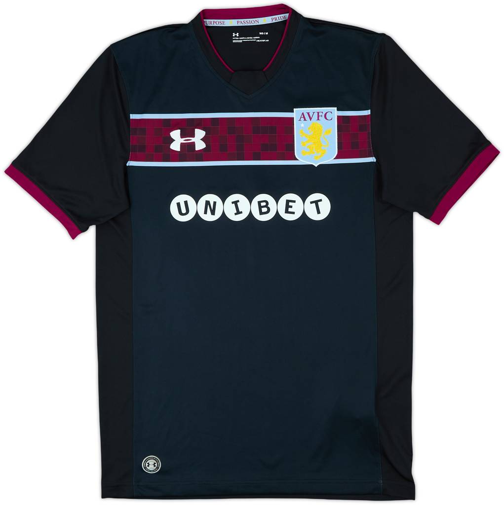 2017-18 Aston Villa Away Shirt - 9/10 - (M)