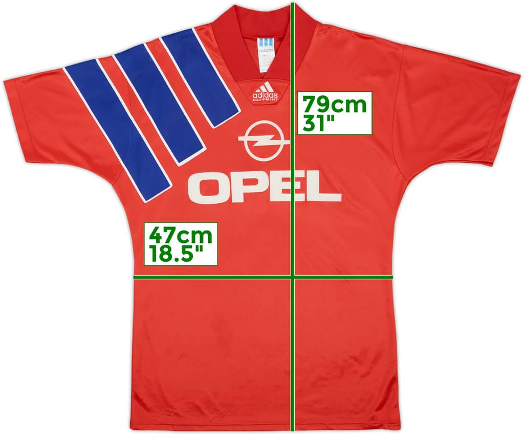1991-93 Bayern Munich Home Shirt - 8/10 - (M)