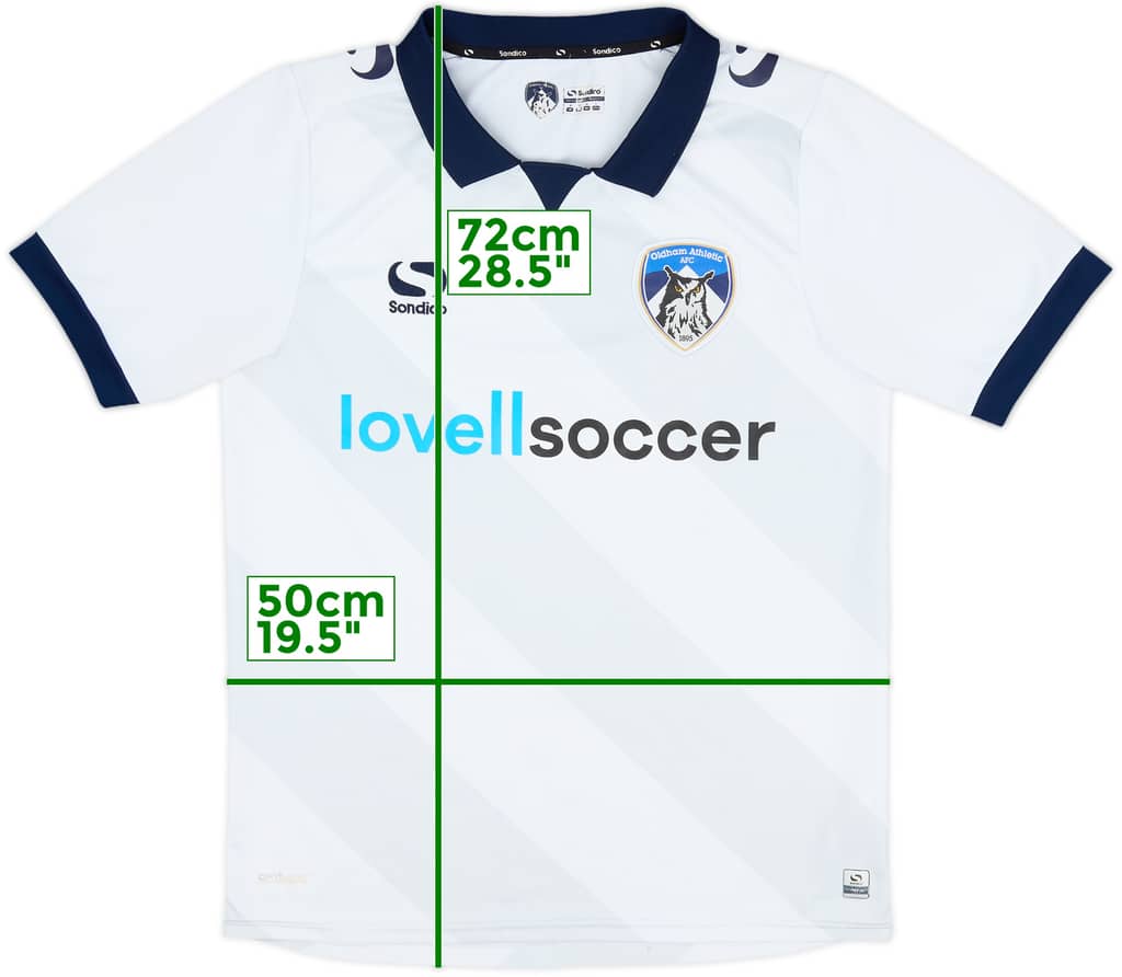 2018-19 Oldham Away Shirt - 7/10 - (M)