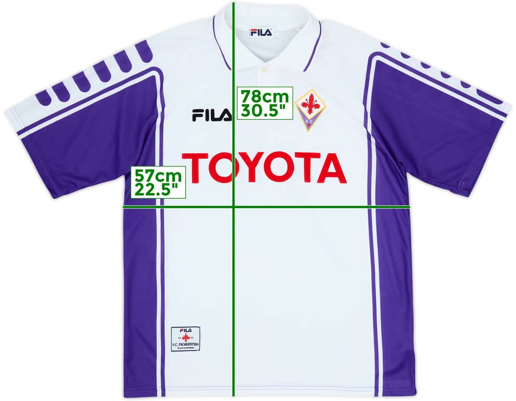 1999-00 Fiorentina Away Shirt - 8/10 - (L)