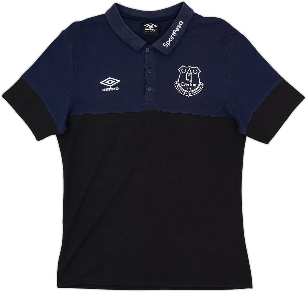 2017-18 Everton Umbro Polo Shirt - 8/10 - (L)