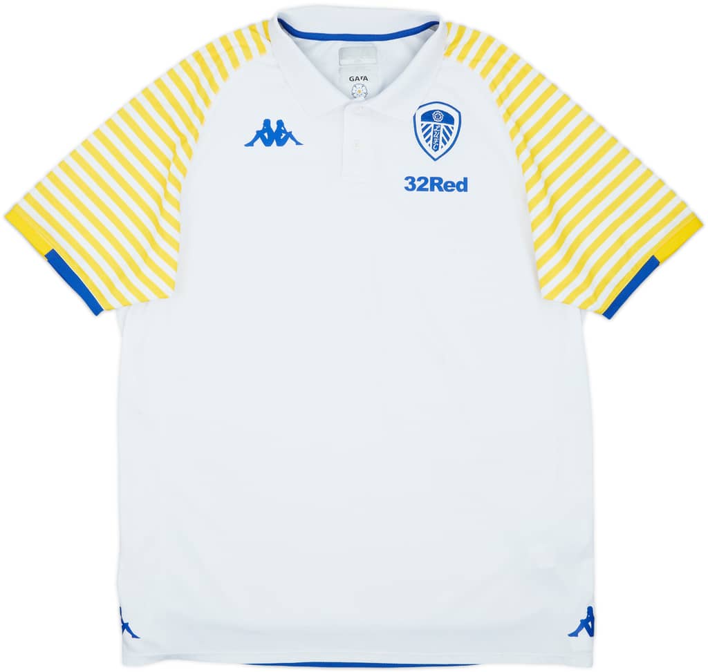 2019-20 Leeds United Kappa Polo Shirt - 7/10 - (4XL)