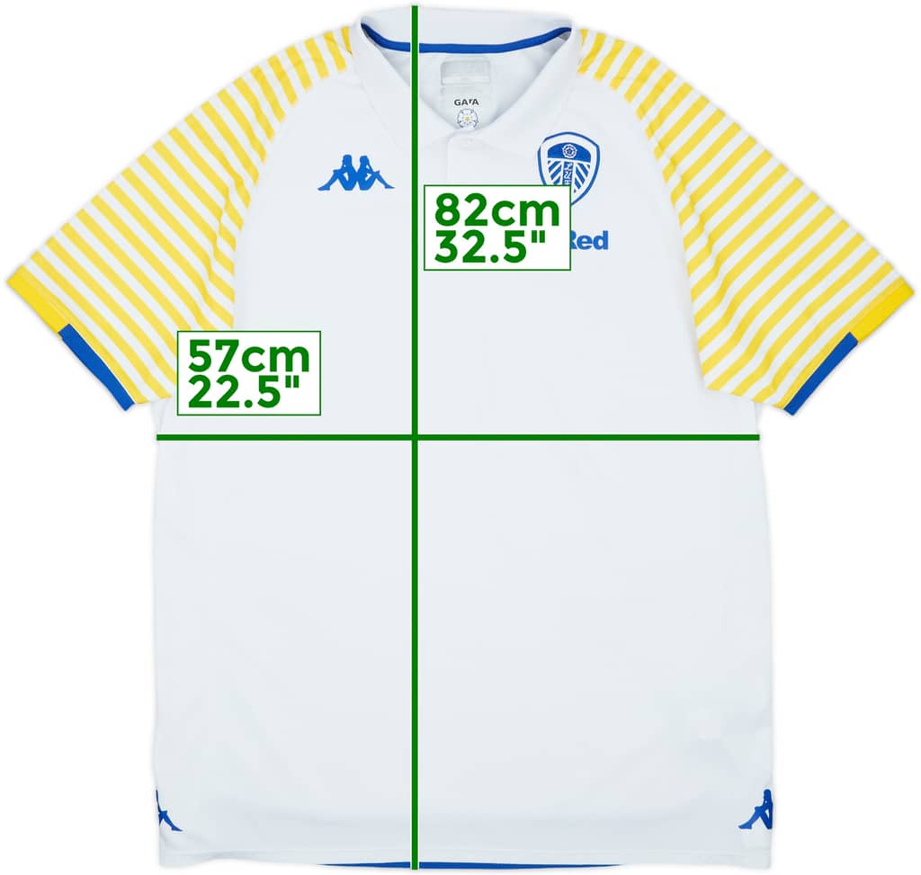 2019-20 Leeds United Kappa Polo Shirt - 7/10 - (4XL)