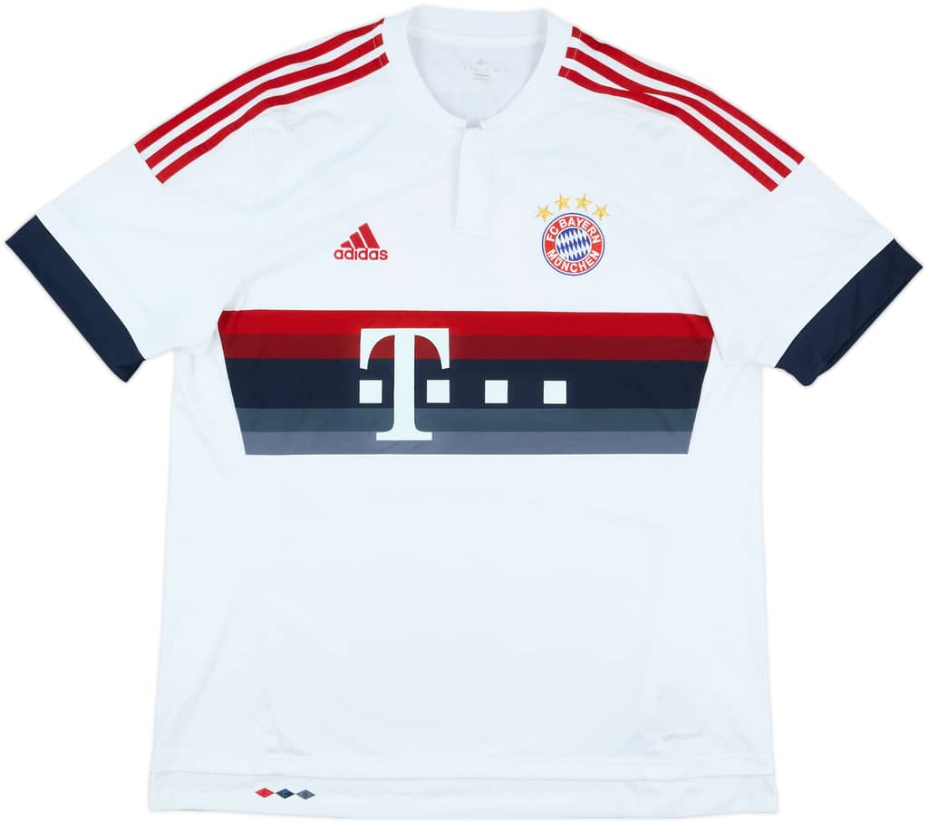 2015-16 Bayern Munich Away Shirt Alaba #27 - 6/10 - (XL)