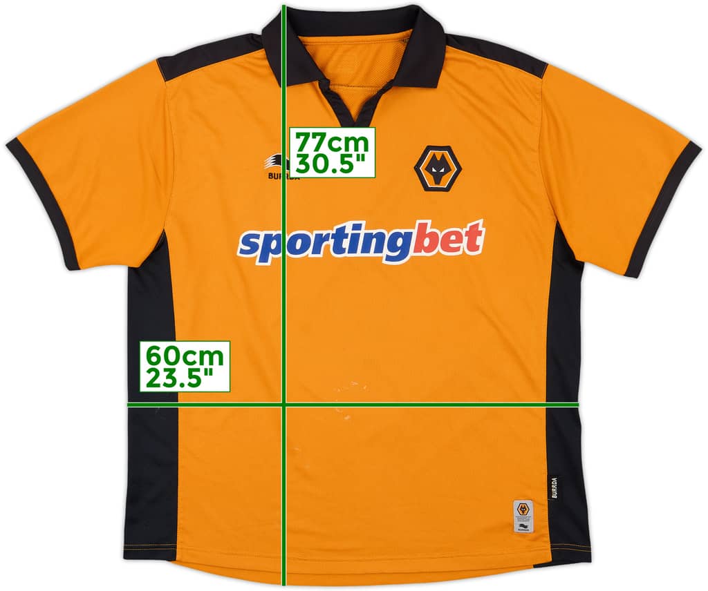 2010-11 Wolves Home Shirt - 6/10 - (XL)