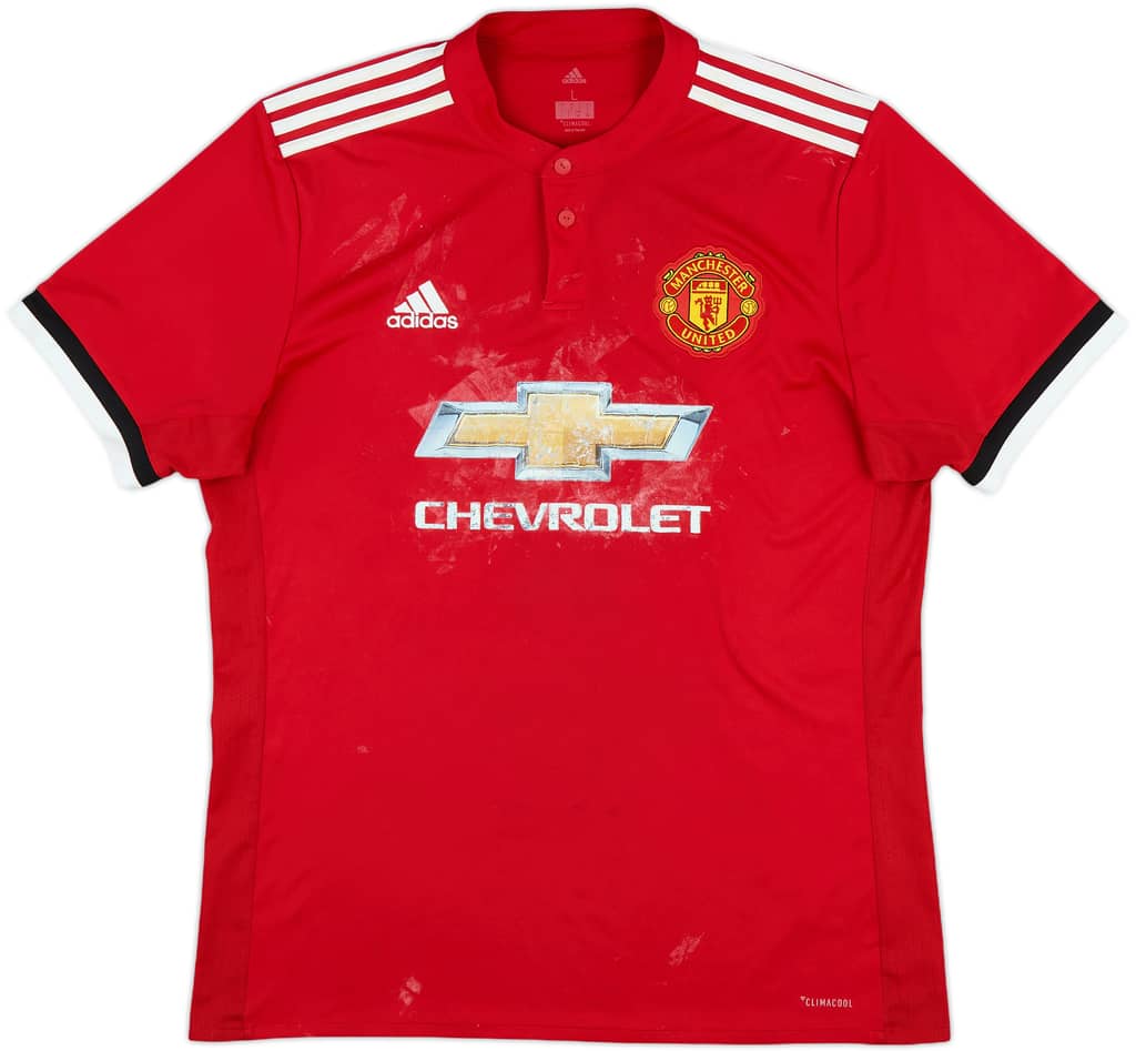 2017-18 Manchester United Home Shirt - 4/10 - (L)