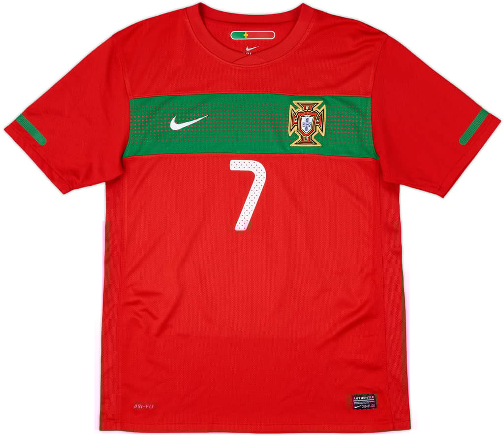 2010-11 Portugal Home Shirt Ronaldo #7 - 9/10 - (XL.Boys)