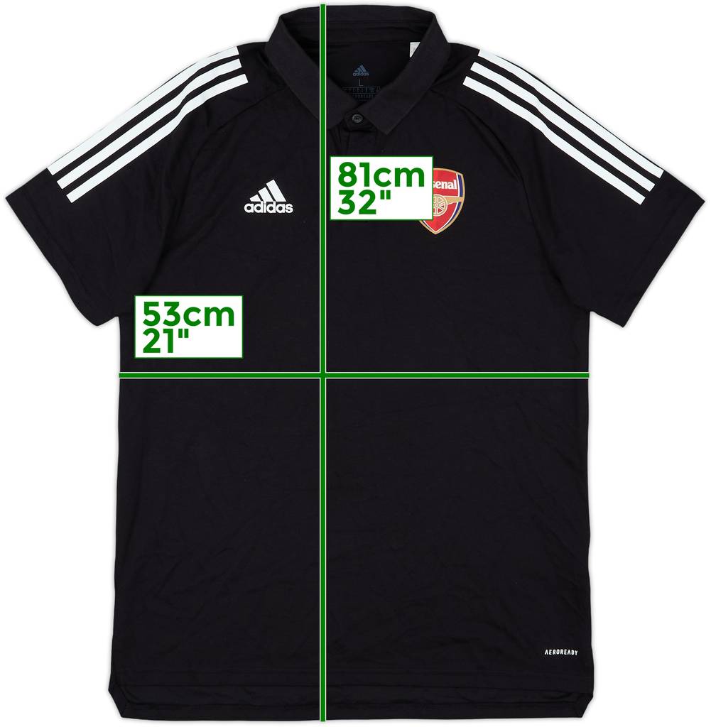 2020-21 Arsenal adidas Polo Shirt - 10/10 - (L)