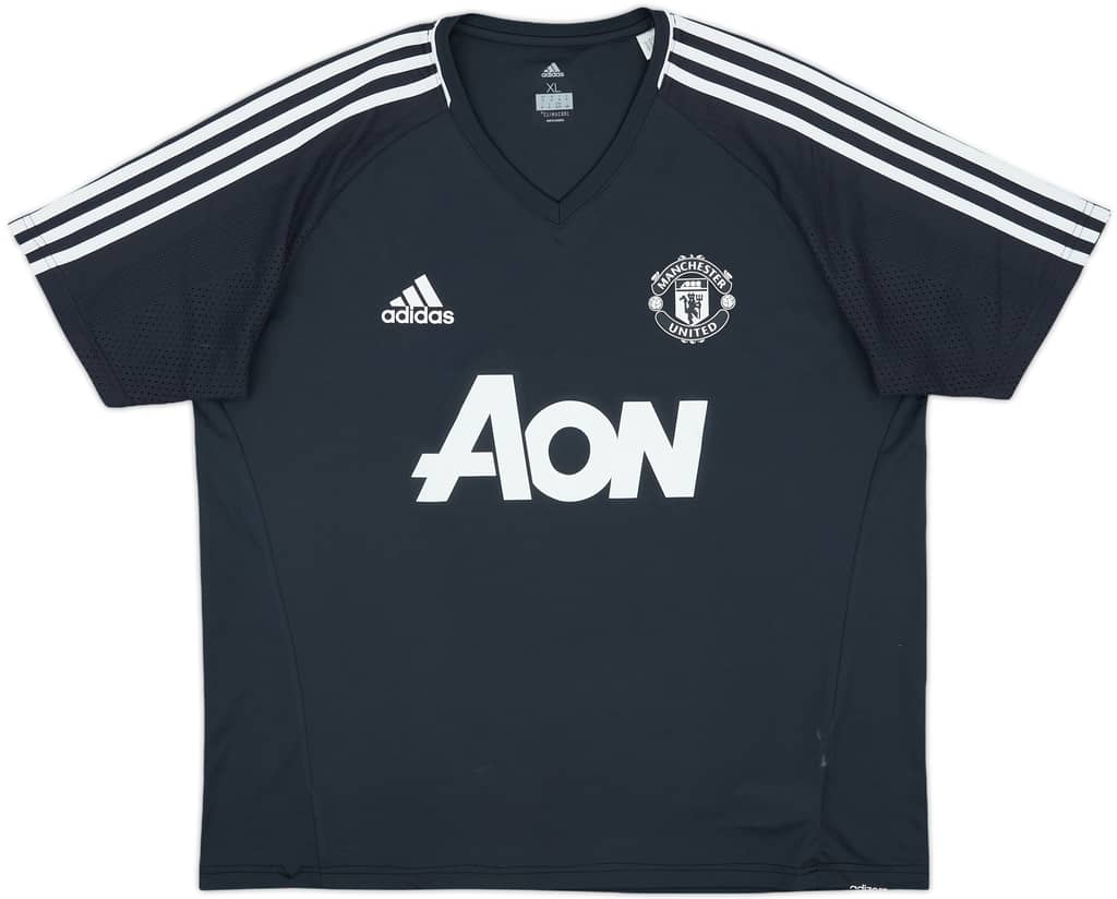 2017-18 Manchester United adidas Training Shirt - 8/10 - (XL)