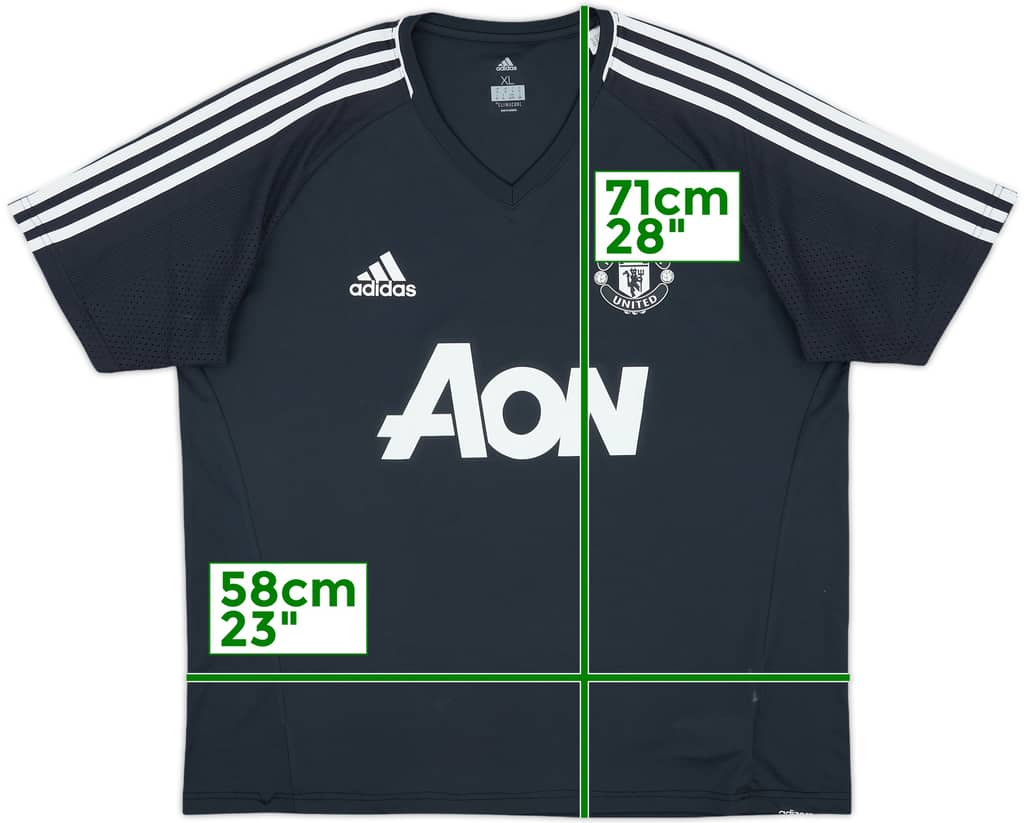 2017-18 Manchester United adidas Training Shirt - 8/10 - (XL)