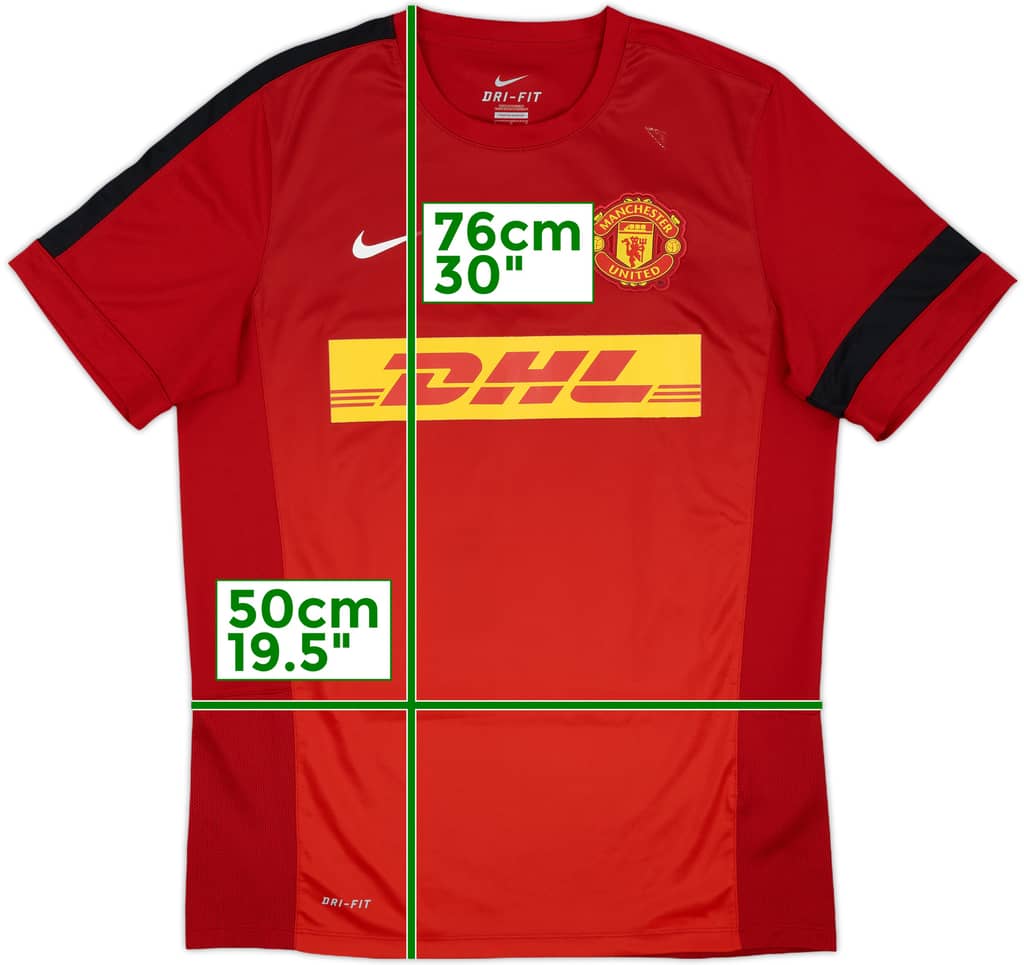 2013-14 Manchester United Nike Training Shirt - 5/10 - (L)