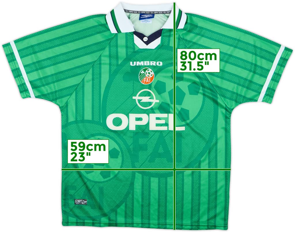 1998-00 Ireland Home Shirt - 8/10 - (XL)