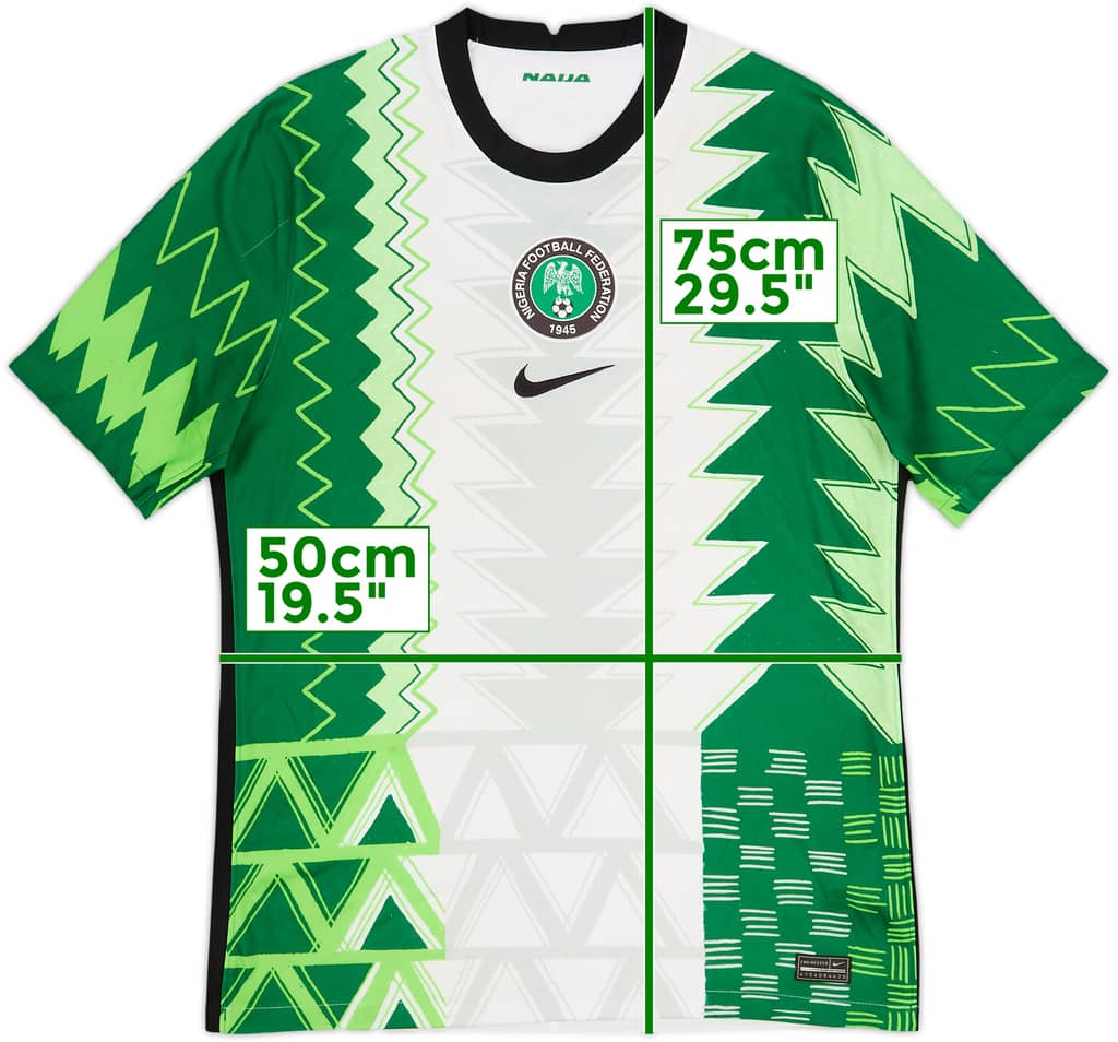 2020-21 Nigeria Home Shirt - 7/10 - (M)