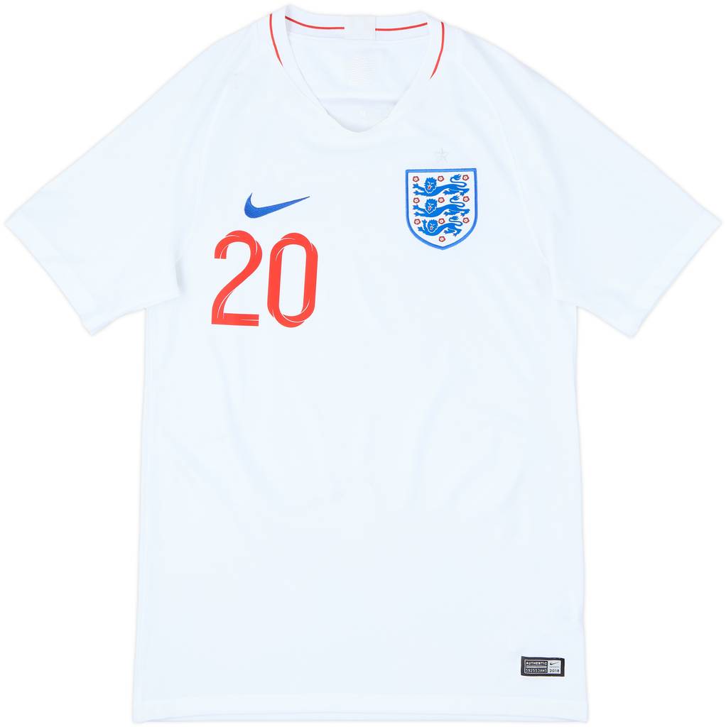 2018-19 England Home Shirt Dele #20 - 7/10 - (S)