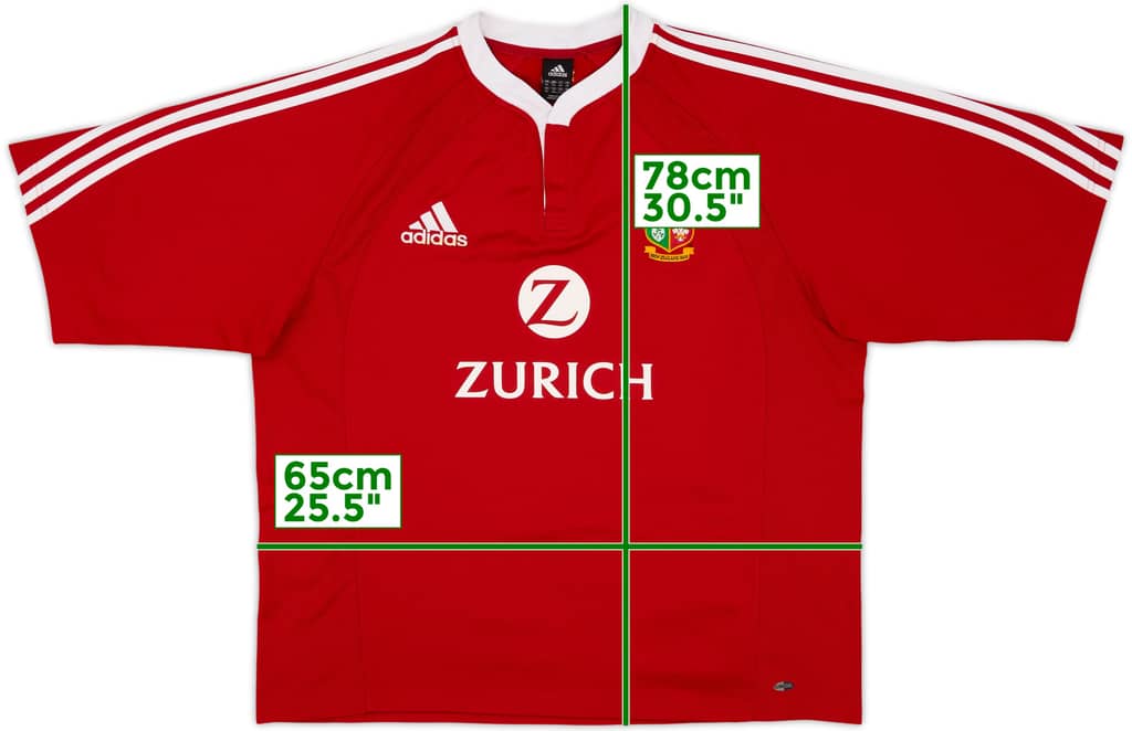 2004 British & Irish Lions Rugby Home Shirt - 9/10 - (XXL)