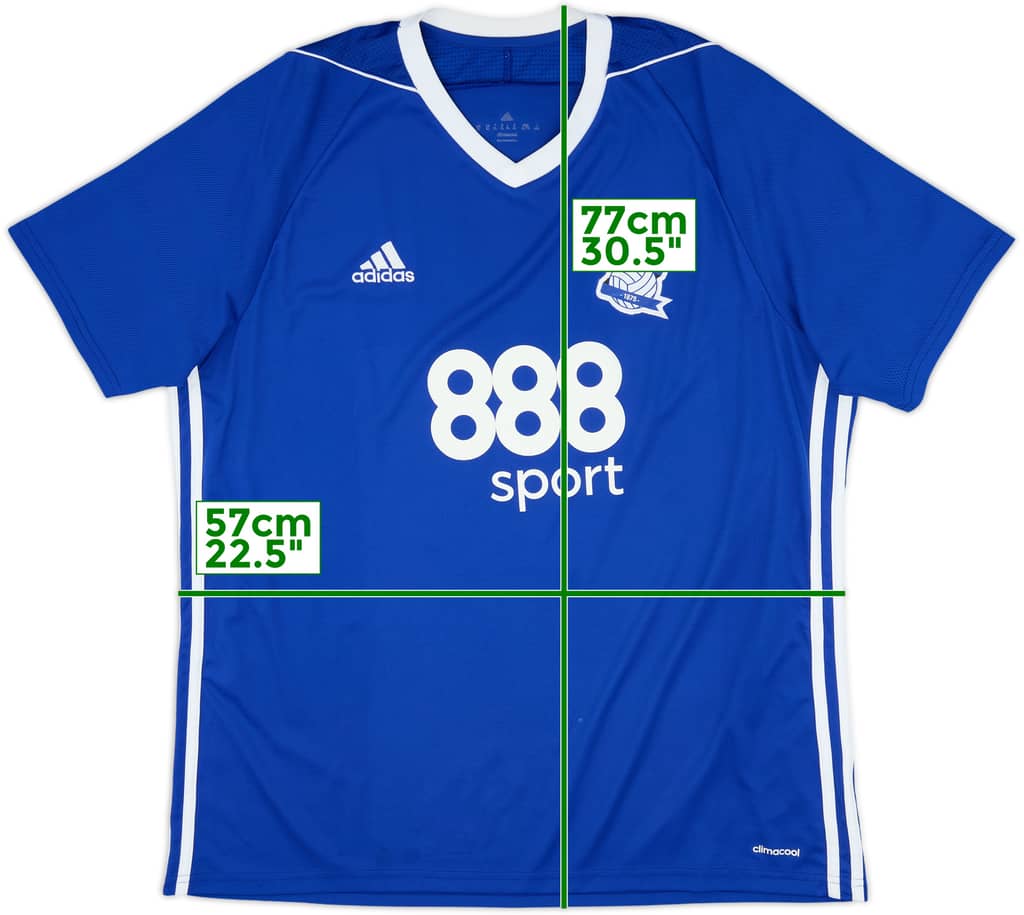 2017-18 Birmingham Home Shirt - 7/10 - (XL)