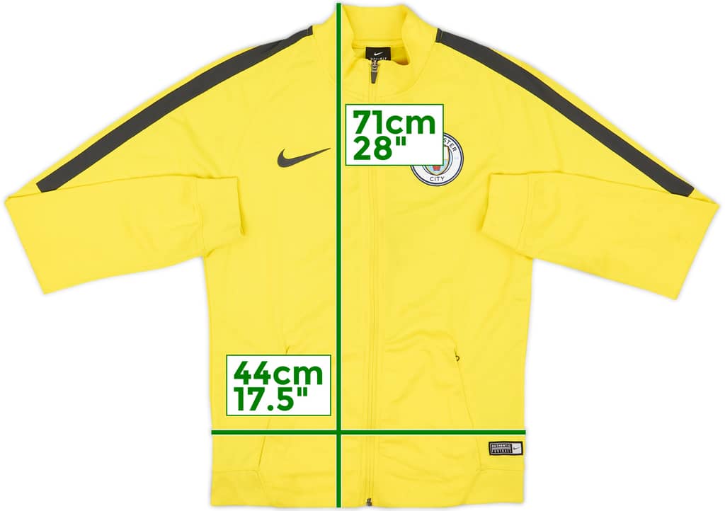 2017-18 Manchester City Nike Track Jacket - 4/10 - (S)
