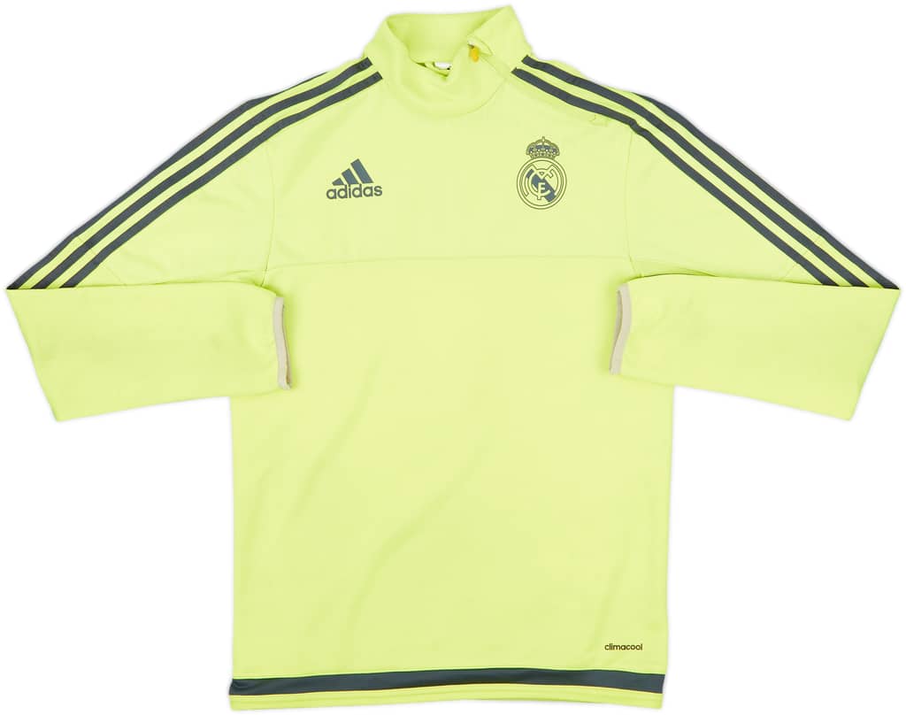 2015-16 Real Madrid adidas 1/4 Zip Training Top - 8/10 - (XS)