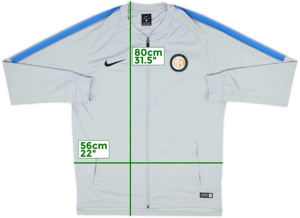 2018-19 Inter Milan Nike Track Jacket - 9/10 - (L)