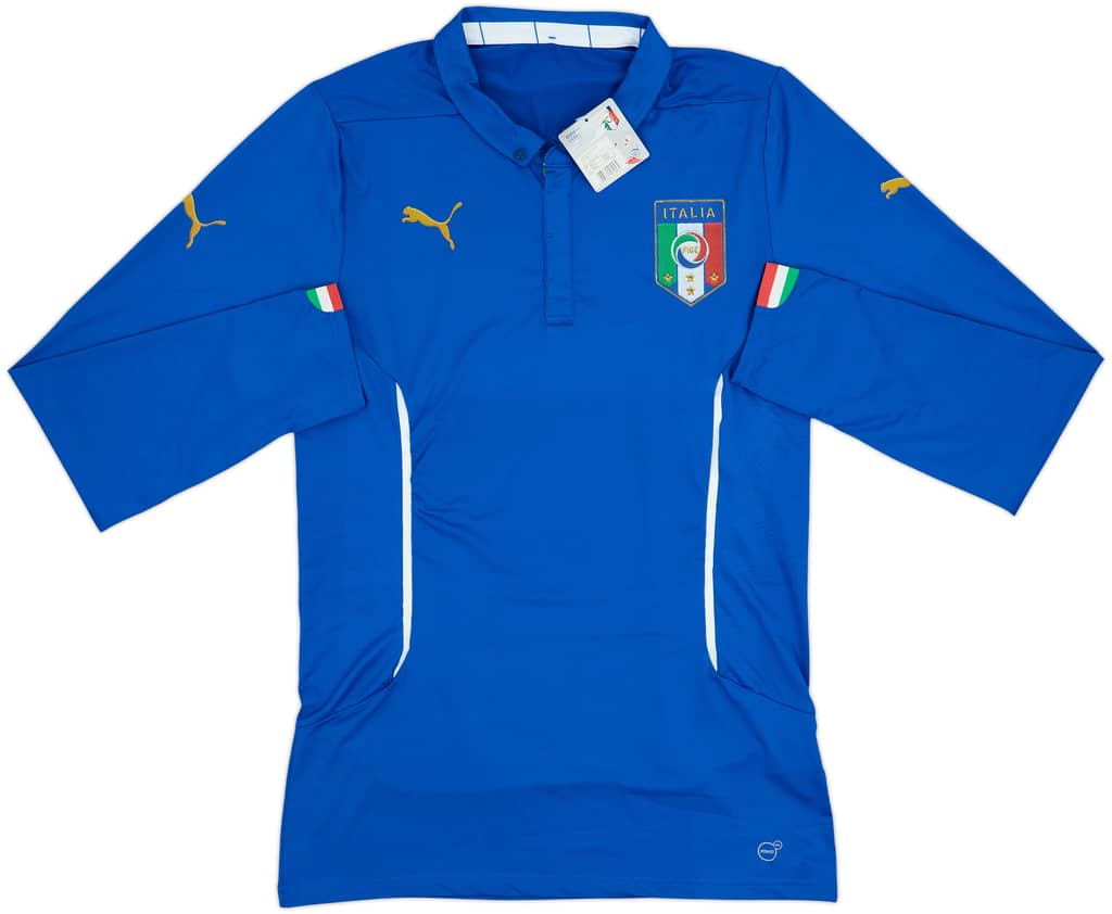 2014-15 Italy Player Issue Home L/S Shirt (3XL)