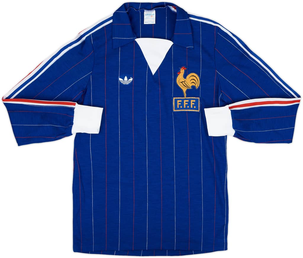 1980-82 France Home L/S Shirt - 9/10 - (S)
