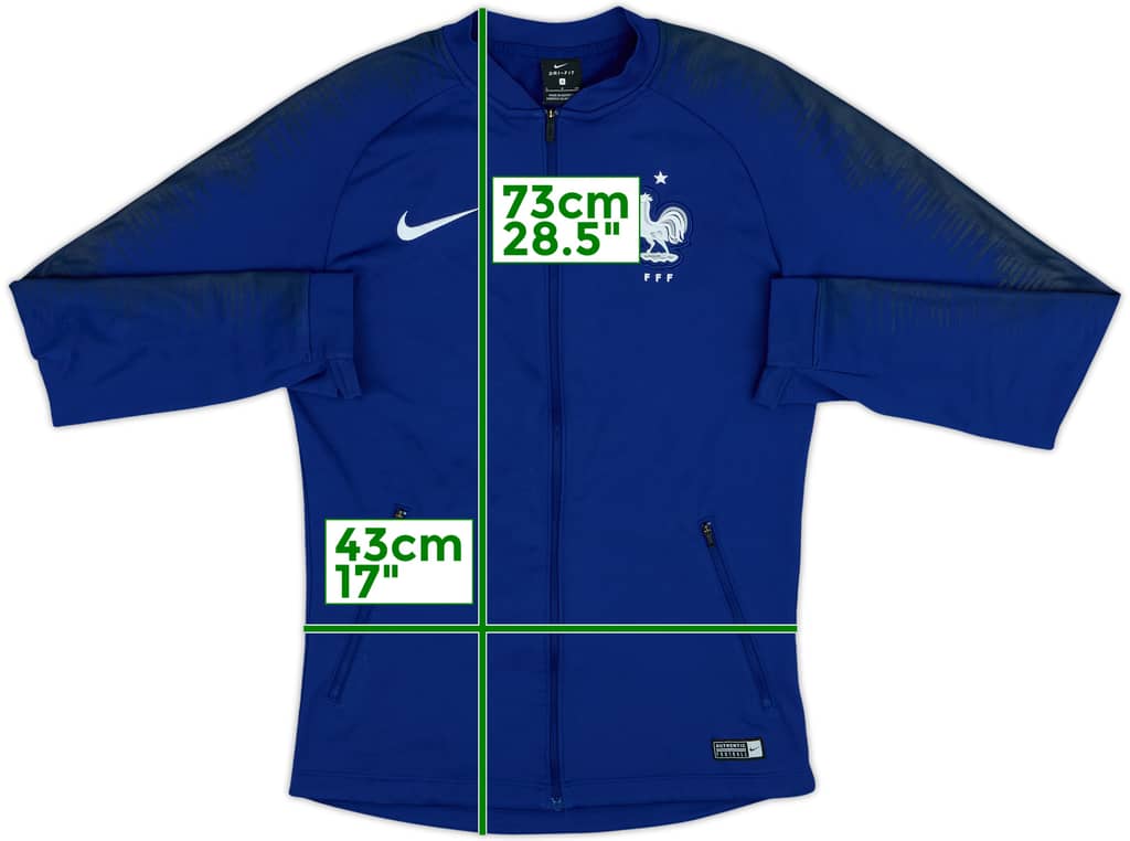 2018-19 France Nike Track Jacket - 8/10 - (S)