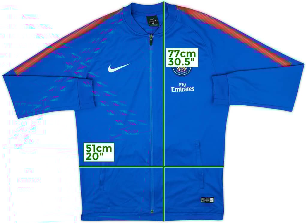 2018-19 Paris Saint-Germain Nike Track Jacket - 10/10 - (M)
