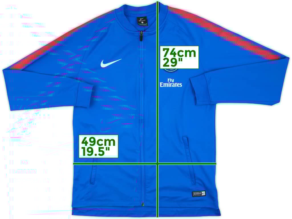 2018-19 Paris Saint-Germain Nike Track Jacket - 8/10 - (M)