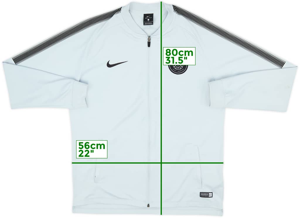 2017-18 Paris Saint-Germain Nike Track Jacket - 9/10 - (L)
