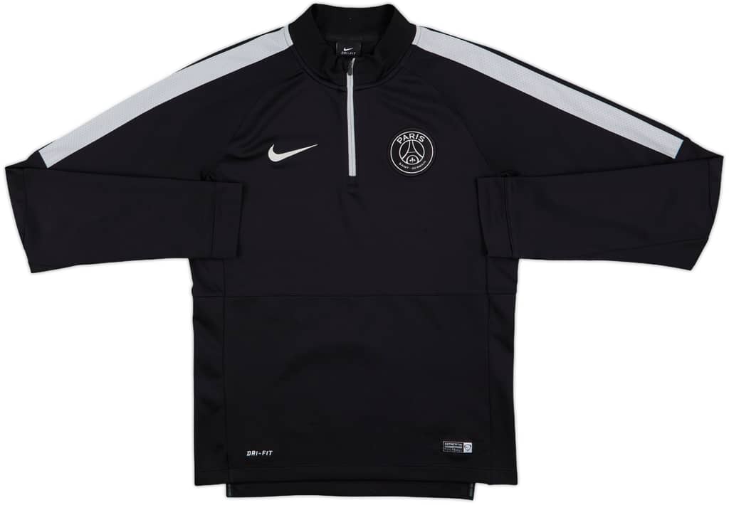 2014-15 Paris Saint-Germain Nike 1/4 Zip Drill Top - 8/10 - (S)