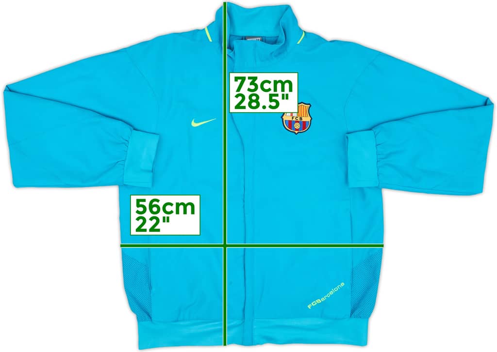 2007-08 Barcelona Nike Track Jacket - 7/10 - (M)