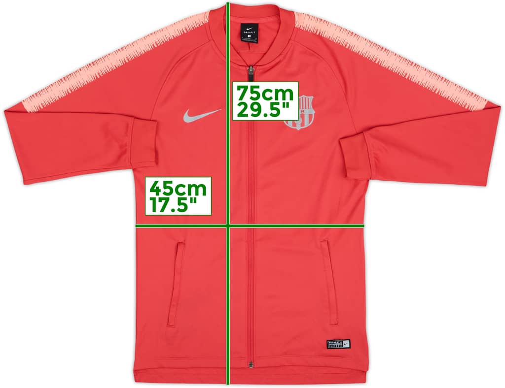 2018-19 Barcelona Nike Track Jacket - 8/10 - (S)