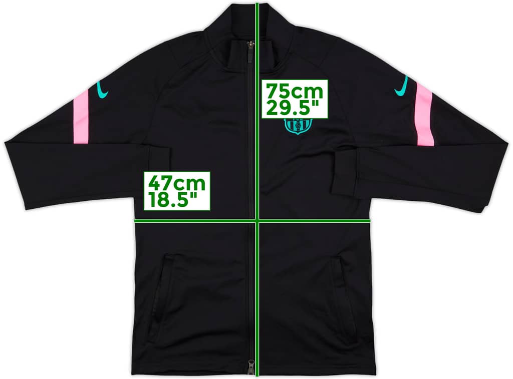 2020-21 Barcelona Nike Track Jacket - 8/10 - (M)