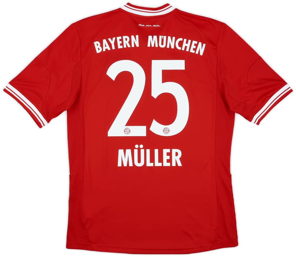 2013-14 Bayern Munich Home Shirt Muller #25 - 8/10 - (S)