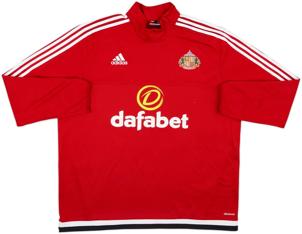 2015-16 Sunderland adidas 1/4 Zip Training Top - 6/10 - (XXL)