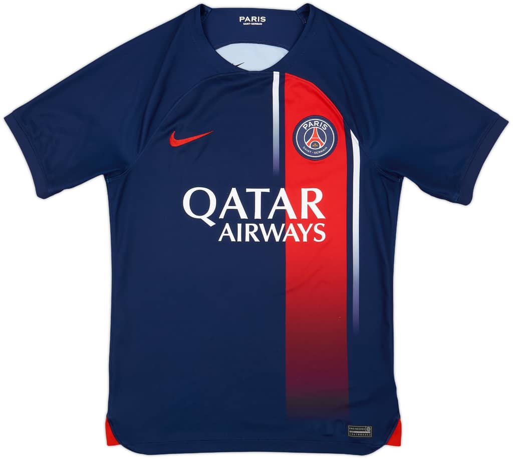 2023-24 Paris Saint-Germain Home Shirt - 8/10 - (S)