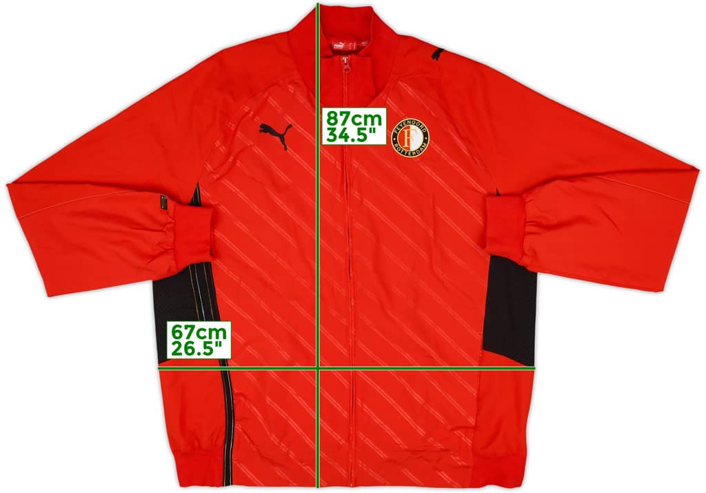 2013-14 Feyenoord Puma Track Jacket - 10/10 - (XL)