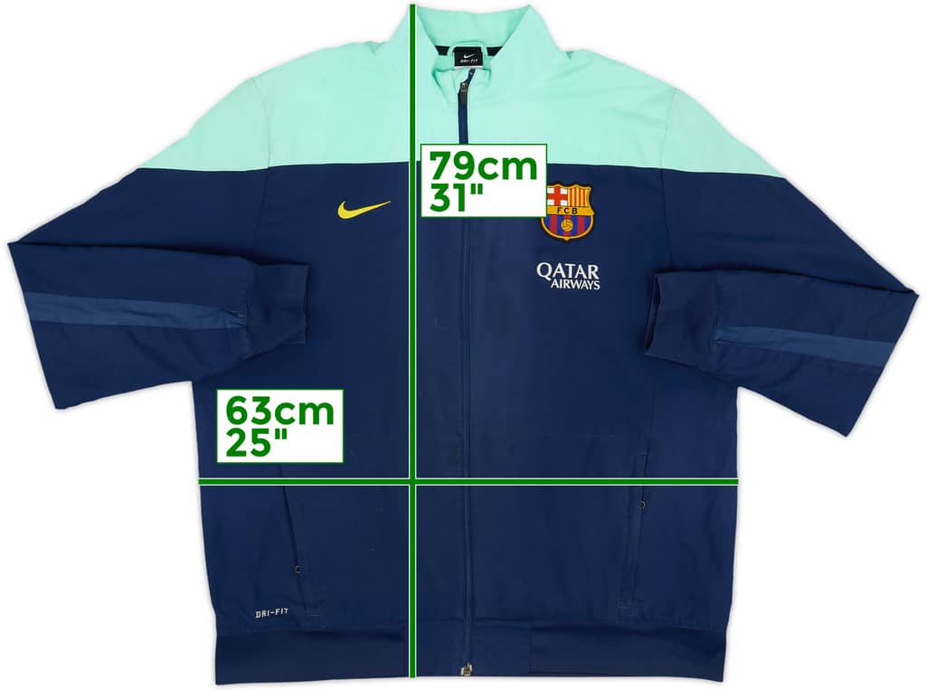 2013-14 Barcelona Nike Track Jacket - 6/10 - (XL)