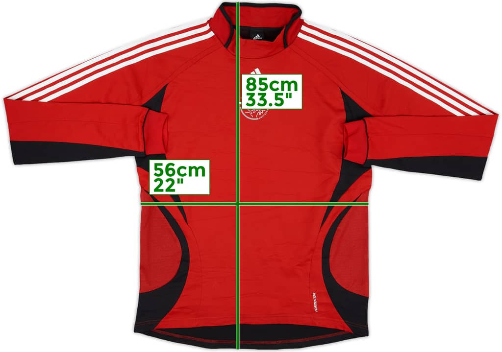 2006-07 Ajax adidas Formotion Drill Top - 8/10 - (L/XL)