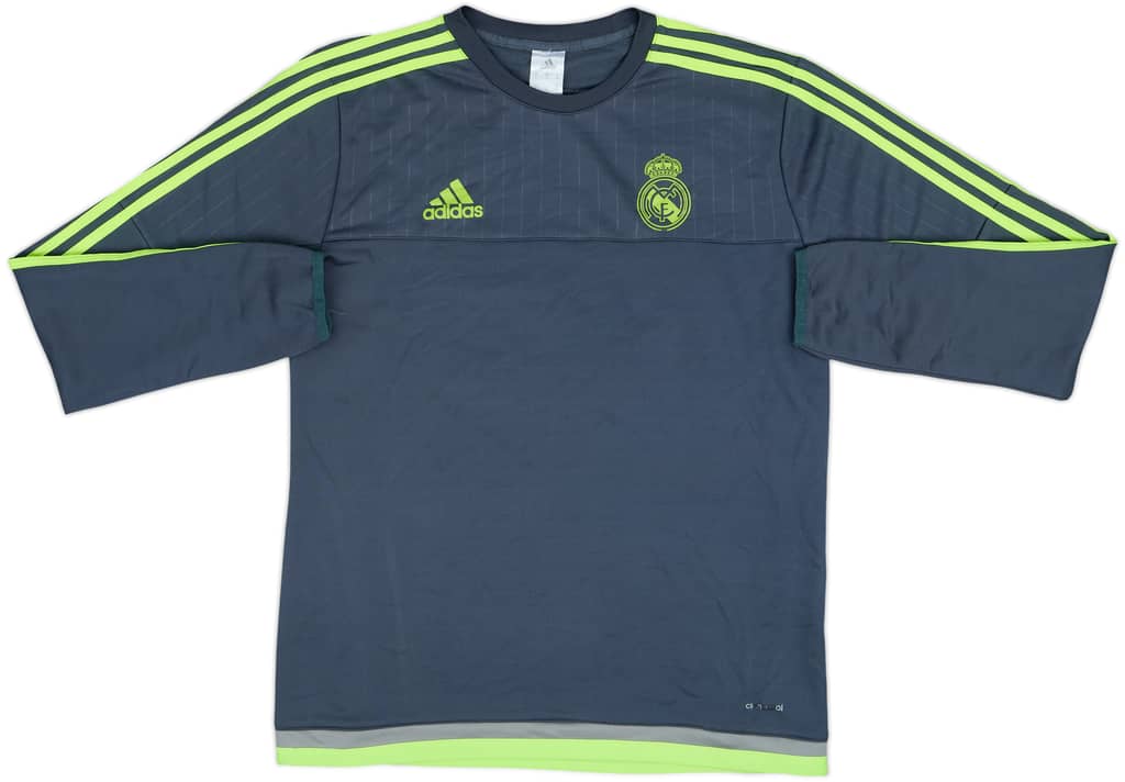 2015-16 Real Madrid adidas Sweat Top - 5/10 - (XL)